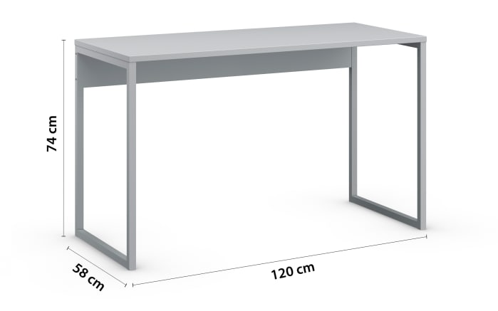 Schreibtisch Jumex, seidengrau, 120 x 58 cm-03