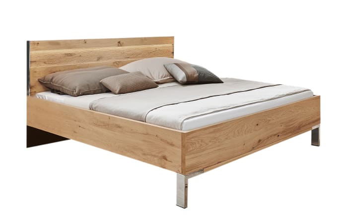 Luxus-Doppelbett Utah in Eiche Furnier/sand online bei Hardeck kaufen