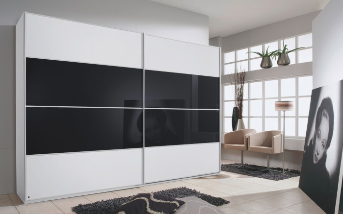 Schwebeturenschrank Juwel In Weiss Matt Farbglas Basalt B H Ca 320 X 223 Cm Online Bei Hardeck Kaufen Fuer mehr platz im schlafzimmer: schwebeturenschrank juwel in weiss matt farbglas basalt b h ca 320 x 223 cm