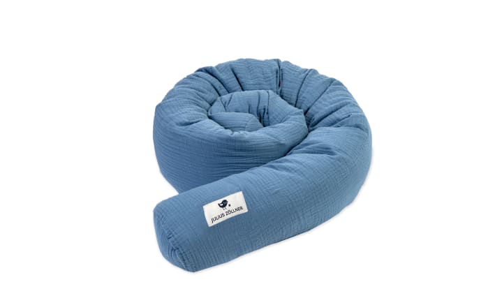 Nestchenschlange, uni blau, 180 cm-01