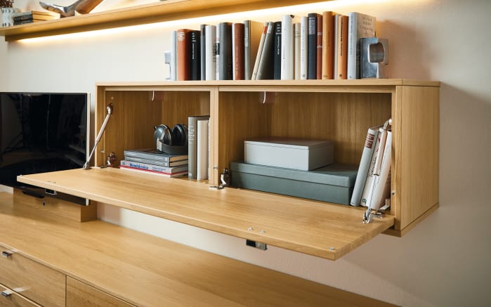 Wohnwand Sentis In Eiche Sand Online Bei Hardeck Kaufen