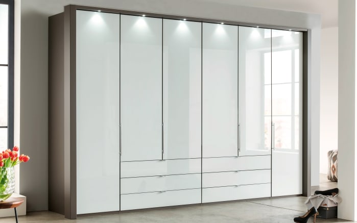 Kleiderschrank Loft In Weiss Havanna Dekor Online Bei Hardeck Kaufen