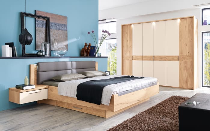 Schlafzimmer Minto In Balkeneiche Furniertlack Sand Online Bei