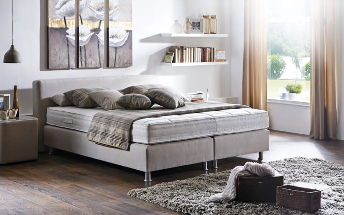 Boxspringbett Prodomo Basic In Beige Online Bei Hardeck Kaufen
