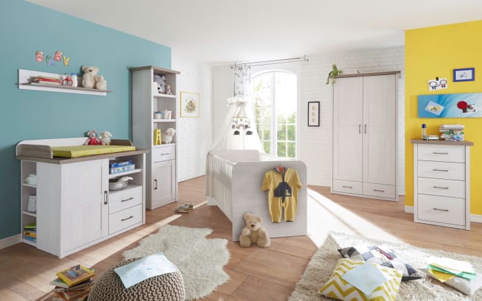 Drehturenschrank Luca In Pinie Weiss Truffel Optik Online Bei Hardeck Kaufen