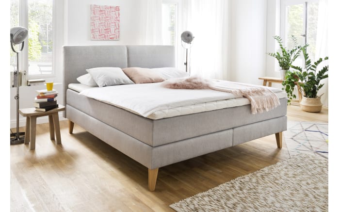Boxspringbett Greta In Hellgrau Online Bei Hardeck Kaufen