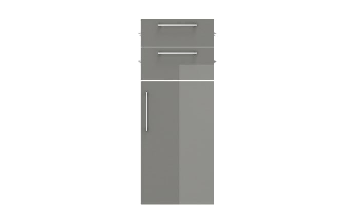 Schubladen-Türen-Set Homebase, kieselgrau Hochglanz, 41,6 cm-02