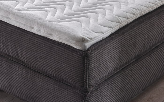 Boxspringbett Trento, dunkelgrau, 180 x 200 cm-05