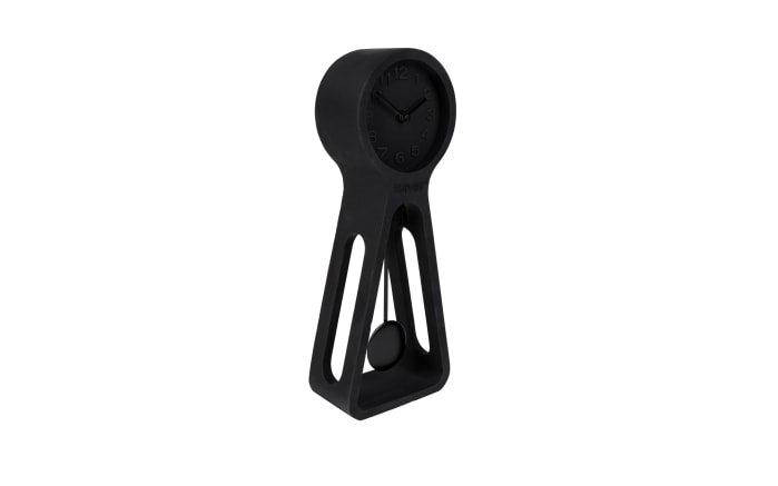 Tischuhr Pendulum Time All, schwarz-02