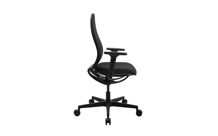 Bürostuhl Sitness Art, Bezug schwarz, Kunststofffußkreuz schwarz-02