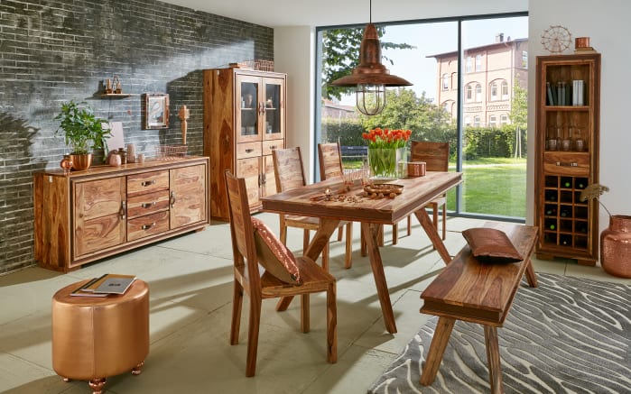 Bankgruppe Khan aus Sheesham Shina Holz online bei Hardeck kaufen