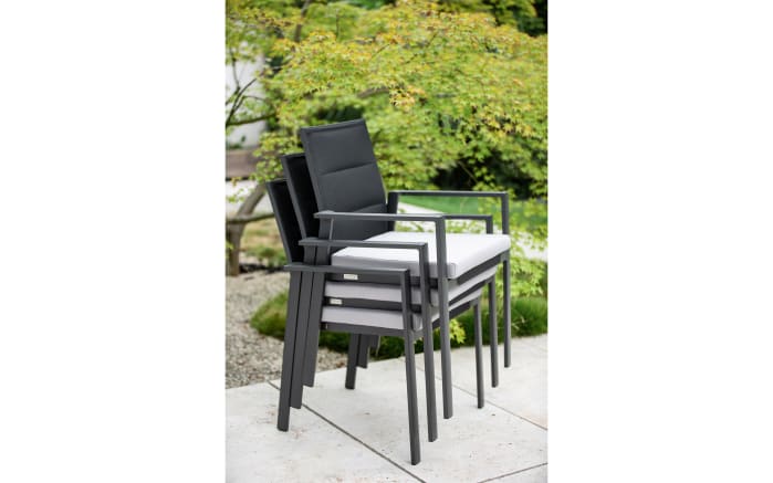 Garten-Stapelstuhl Nancer in schwarz/grau-03