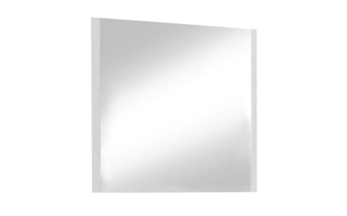 Garderobenspiegel Una in weiß, 80 x 79 cm-01