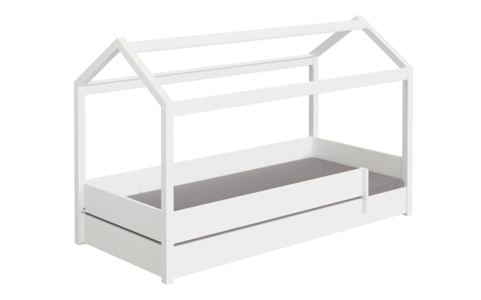 Spielbett Tiny House in weiß, Höhe 135 cm-02