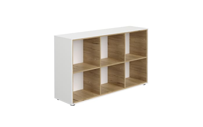 Jugendzimmer Lieven, kreideweiß, mit 3-türigem Kleiderschrank-04