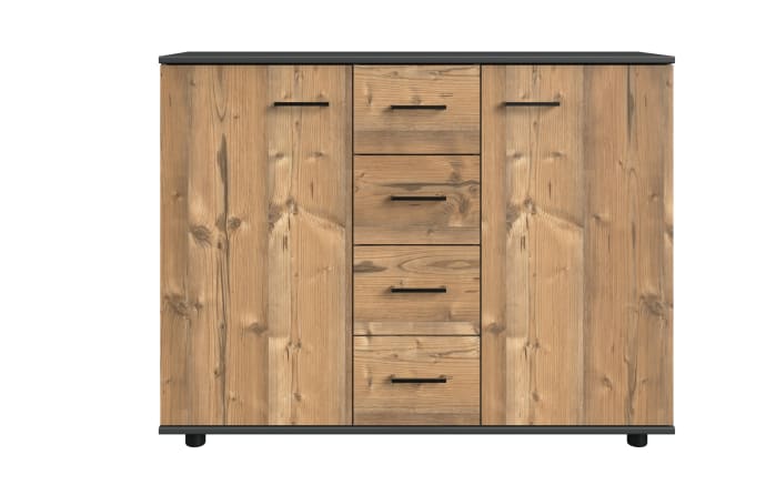 Kombi Kommode Anna 2 In Graphit Silver Fir Optik Online Bei