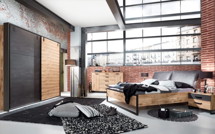 Bett Detroit In Plankeneiche Optik Online Bei Hardeck Kaufen