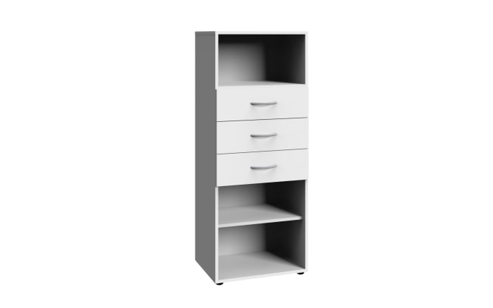 Regal 366 Multiraumkonzept, weiß, 30 x 185 cm -01