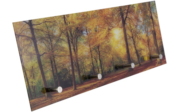 Glasgarderobe Tobi mit Wald-Motiv, 80 x 30 cm-02