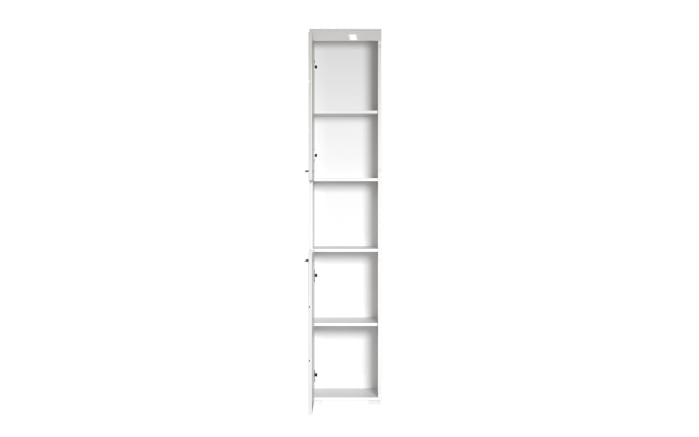 Hochschrank Amanda, weiß hochglanz, 2-türig-03