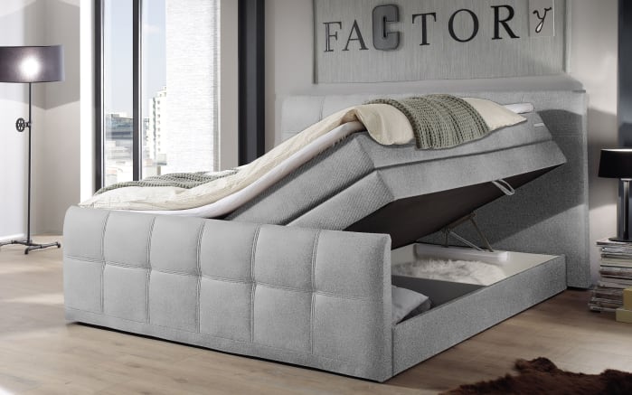 Boxspringbett Sacramento B2 In Grau Online Bei Hardeck Kaufen