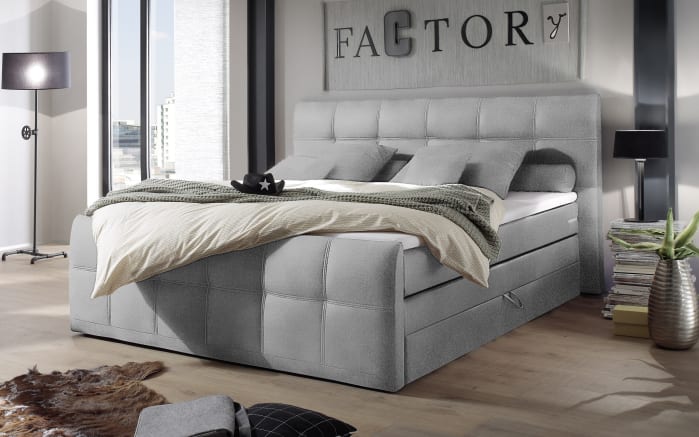 Boxspringbett Sacramento B2 In Grau Online Bei Hardeck Kaufen