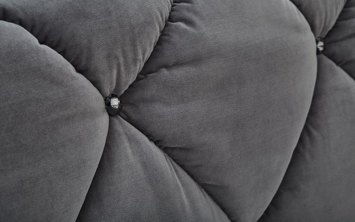 Boxspringbett Bella, grau, 180 x 200 cm, Härtegrad medium-02