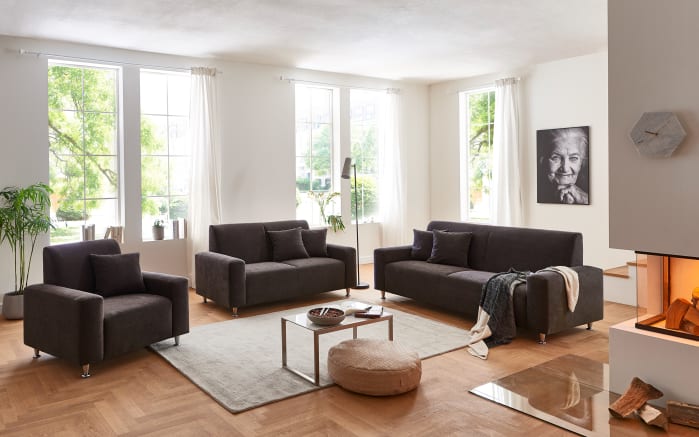 Sofa 2 Sitzer Julia In Braun Online Bei Hardeck Kaufen