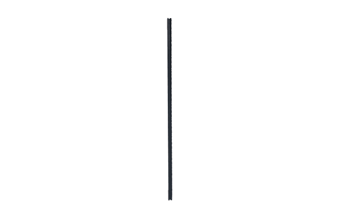 Rahmenspiegel Sonja in schwarz/silberfarbig, 50 x 150 cm-04