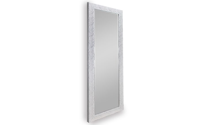 Rahmenspiegel in weiß/chromfarbig, 70 x 170 cm-01