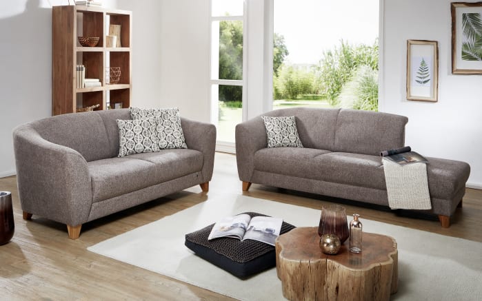2 5 Sitzer Venezia In Grau Braun Online Bei Hardeck Kaufen