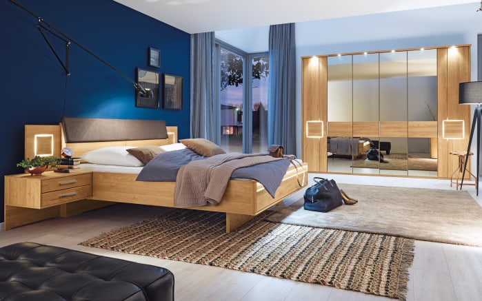 Schlafzimmer Samoa in Eiche teilmassiv online bei Hardeck kaufen