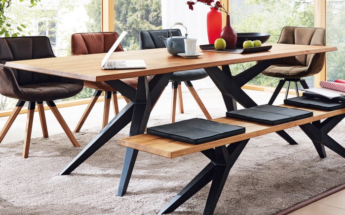 Designtisch Tamina Aus Massiver Charaktereiche Online Bei Hardeck Kaufen 