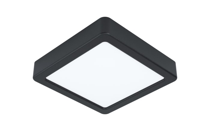 LED-Deckenleuchte Fueva 5 in schwarz, 16 x 16 cm