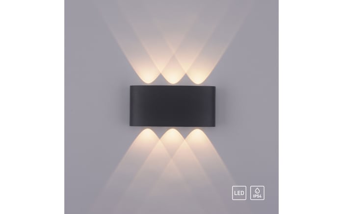 LED-Wandleuchte Carlo, anthrazit, 6-flammig, 17 cm-04