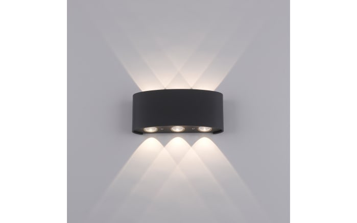LED-Wandleuchte Carlo, anthrazit, 6-flammig, 17 cm-05