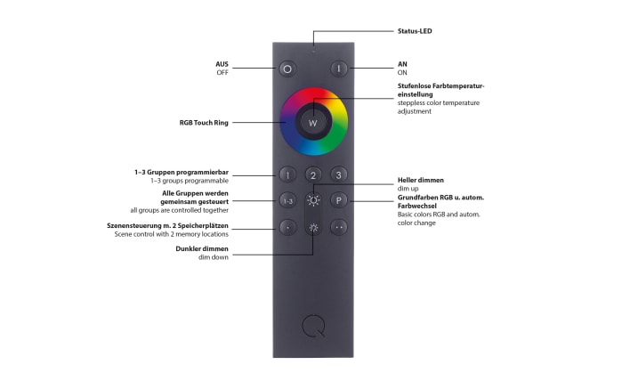 LED-Deckenleuchte Q-Frameless in weiß, 120 x 30 cm-05