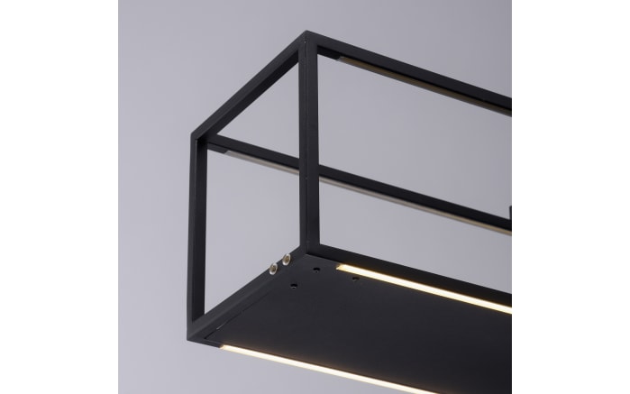 LED-Pendelleuchte Contura in schwarz, 105 cm-06