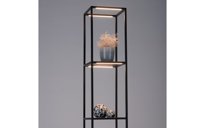 LED-Standleuchte Contura in schwarz, 140 cm-04
