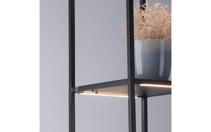 LED-Standleuchte Contura in schwarz, 140 cm-06