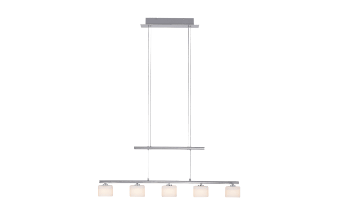 LED-Pendelleuchte Hydra, stahlfarbig, 5-flammig, 80 cm-01