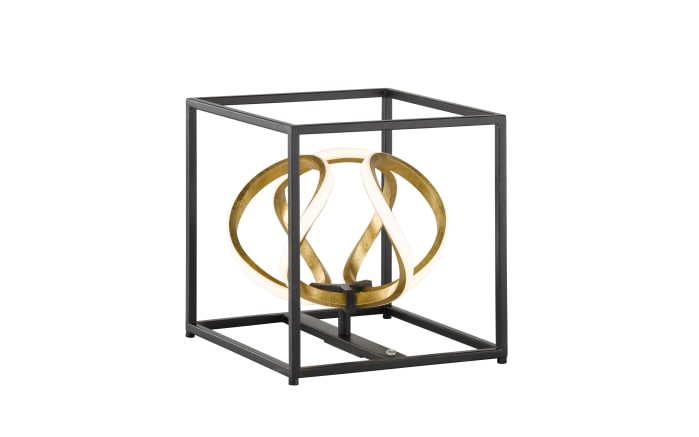 LED-Tischleuchte Gesa, schwarz/goldfarbig, 27 cm-01