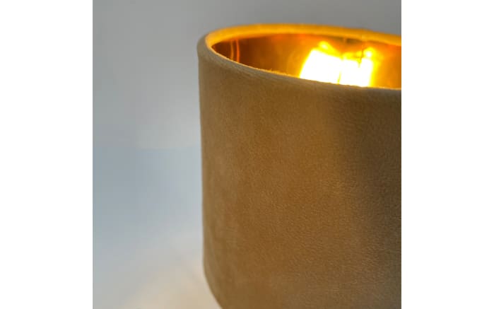 Tischleuchte Aura, gelb/gold, 34 cm-02