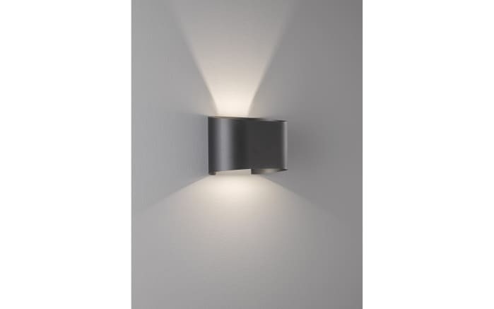 LED-Wandleuchte Wall IP44, schwarz matt, 18 x 12 cm-02