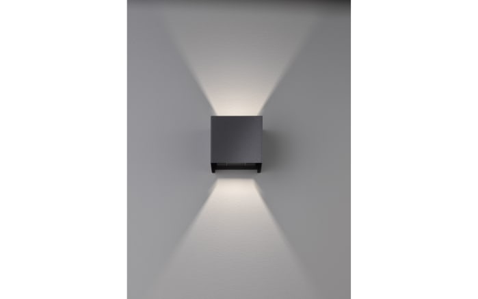 LED-Wandleuchte Wall IP44 in schwarz matt, 10 x 10 cm-04