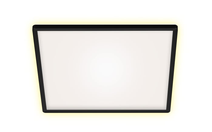 LED-Deckenleuchte Slim in schwarz, 42 x 42 cm-01