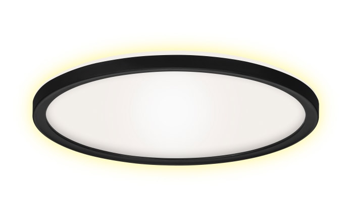 LED-Deckenleuchte Slim in schwarz, 29,3 cm-01