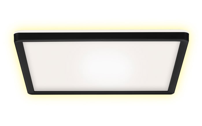 LED-Deckenleuchte Slim in schwarz, 29,3 x 29,3 cm-01