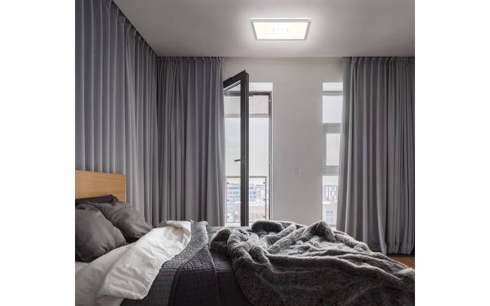 LED-Deckenleuchte Free in weiß/silber, 30 x 30 cm-04