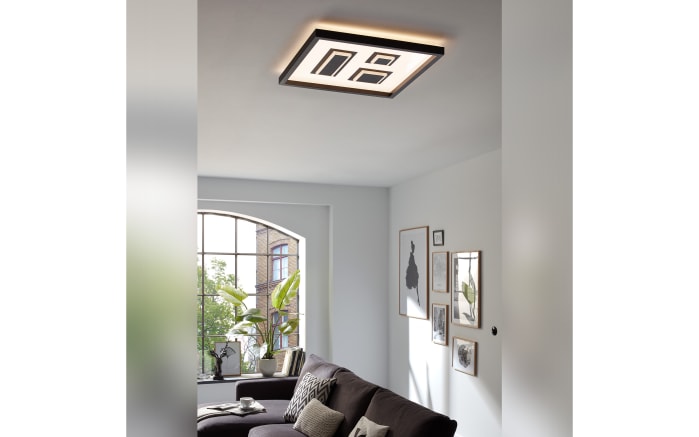 LED-Deckenleuchte Pac in schwarz/weiß, 42,3 x 42,3 cm-03